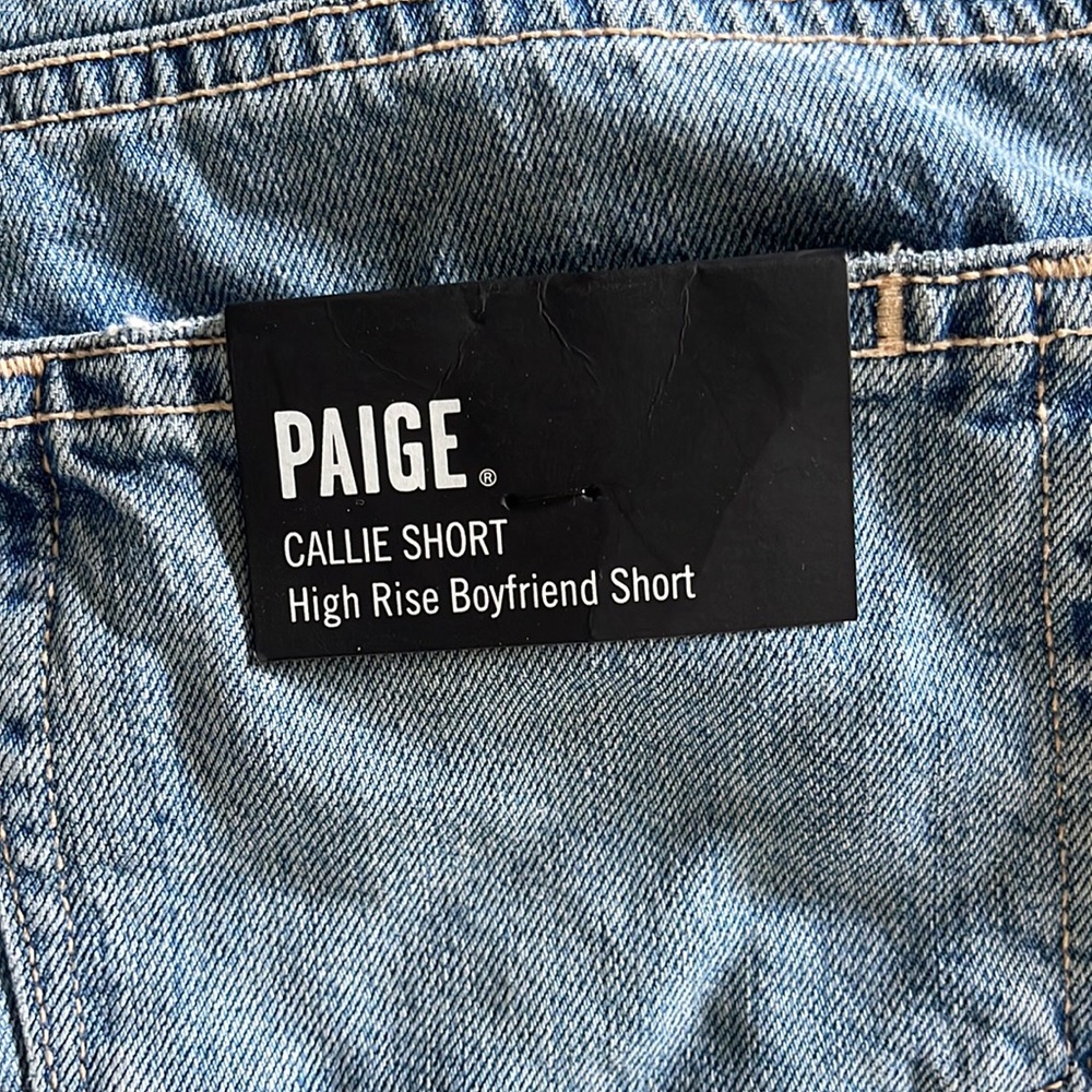 Paige Callie high rise boyfriend short . NWT 26 - Picture 7 of 9